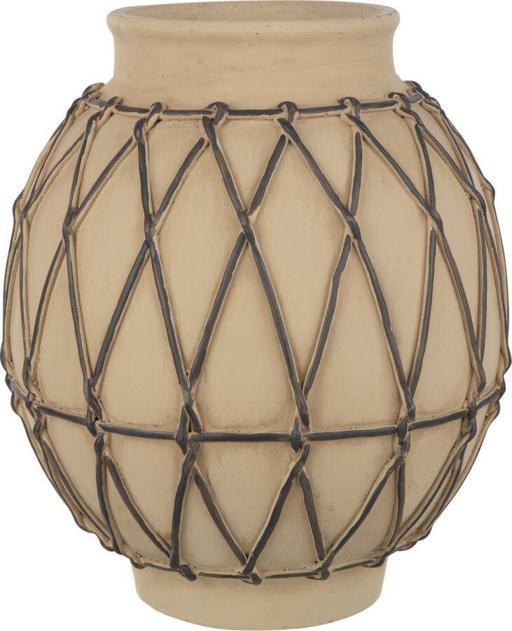 J-Line bloempot Berber cement beige large