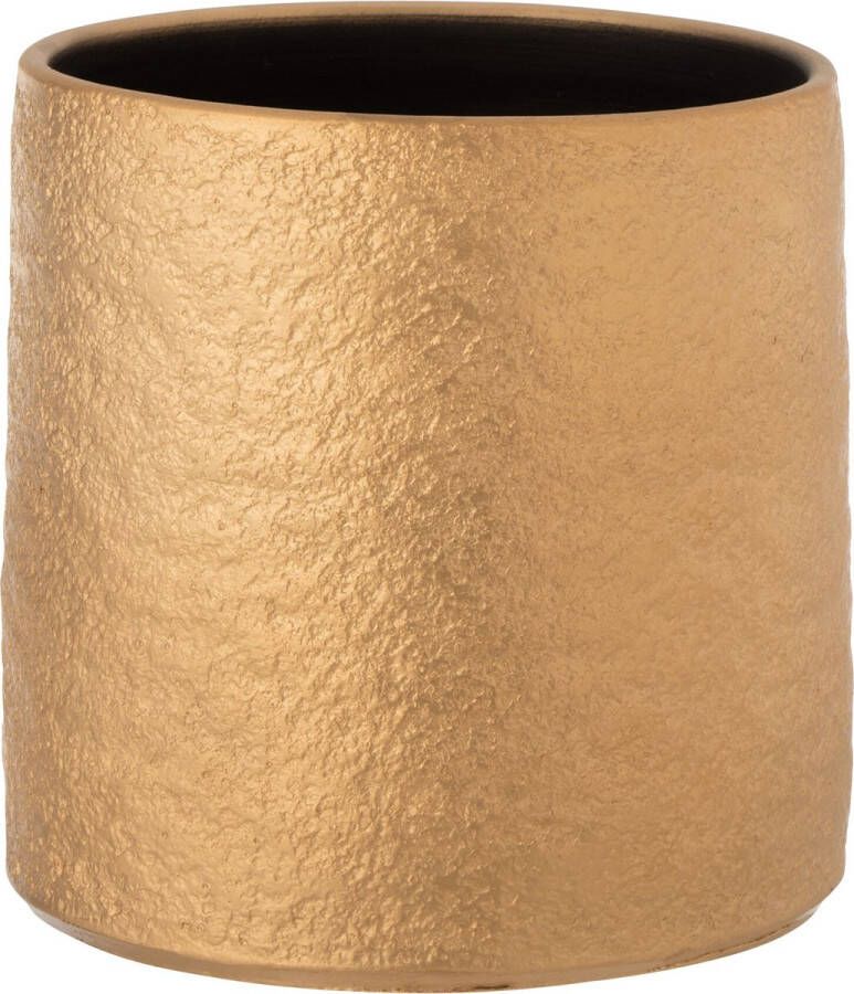 J-Line bloempot Gatsby keramiek goud large Ø 24.00 cm