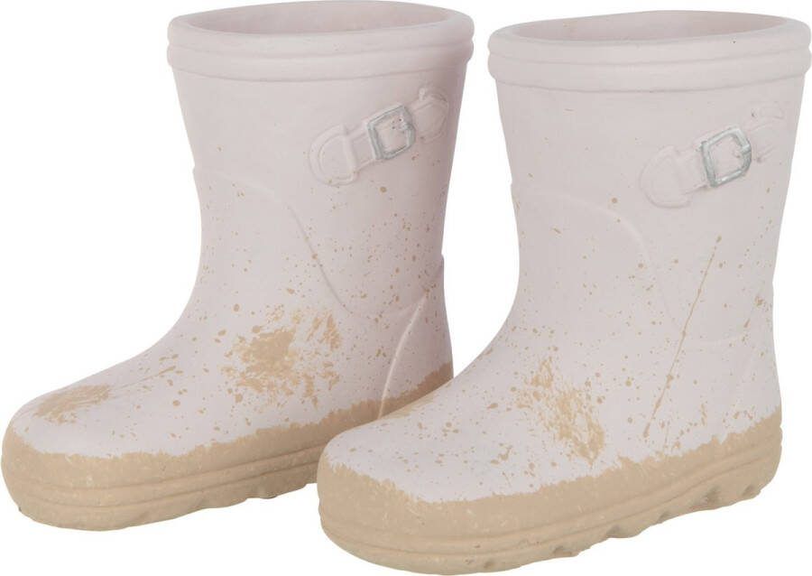 J-Line Bloempot Laars Cement Pink Assortiment Van 2
