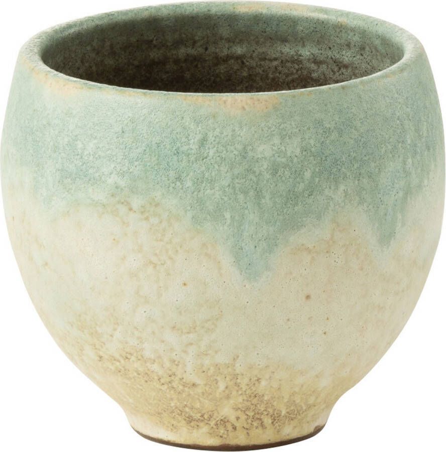 J-Line Bloempot Nice Keramiek Aqua Small