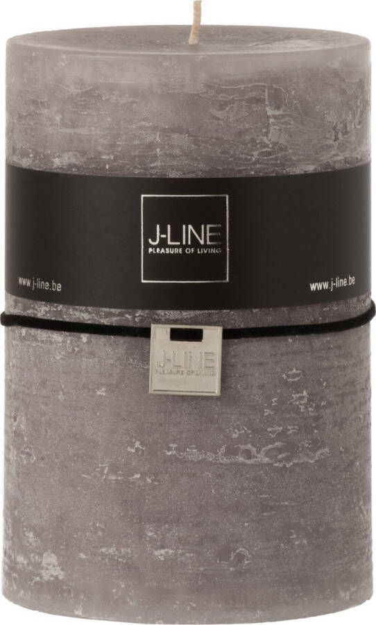 J-Line cilinderkaars donkergrijs 110U XL 6 stuks