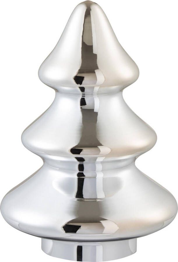 J-Line Kerstboom Deco Glas Zilver Large