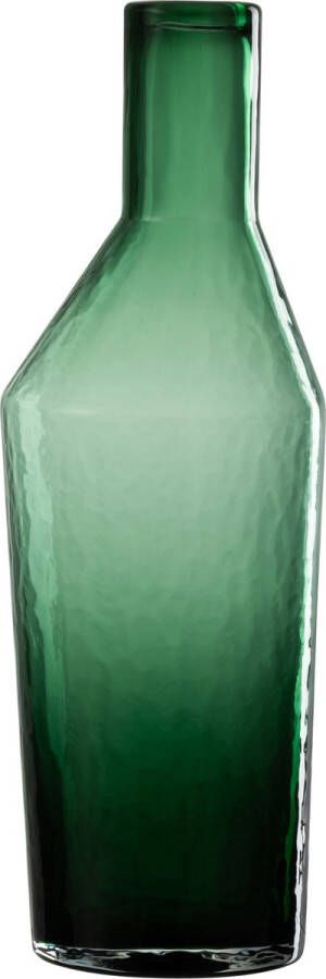 J-Line Vaas Delph Glas Transparant Groen Small Bloemenvaas 35.00 cm hoog