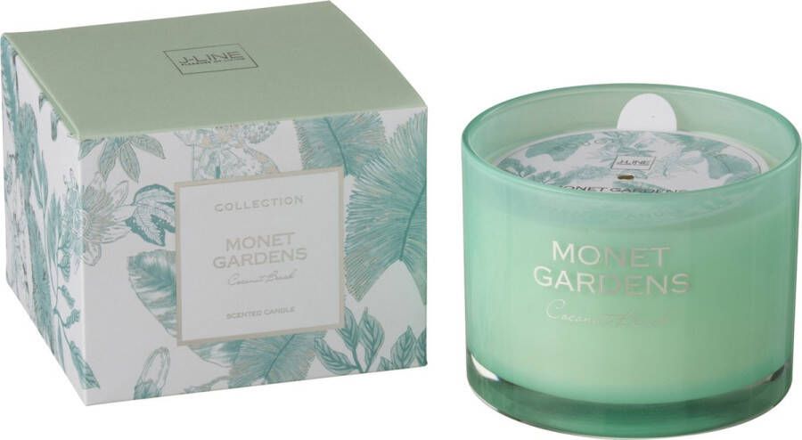 J-Line Geurkaars Monet Gardens Aqua Small 35U Moederdag Cadeau Voor Mama