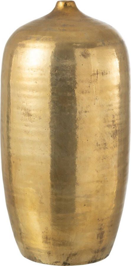 J-Line vaas Arya High Metal keramiek goud 58 cm hoog