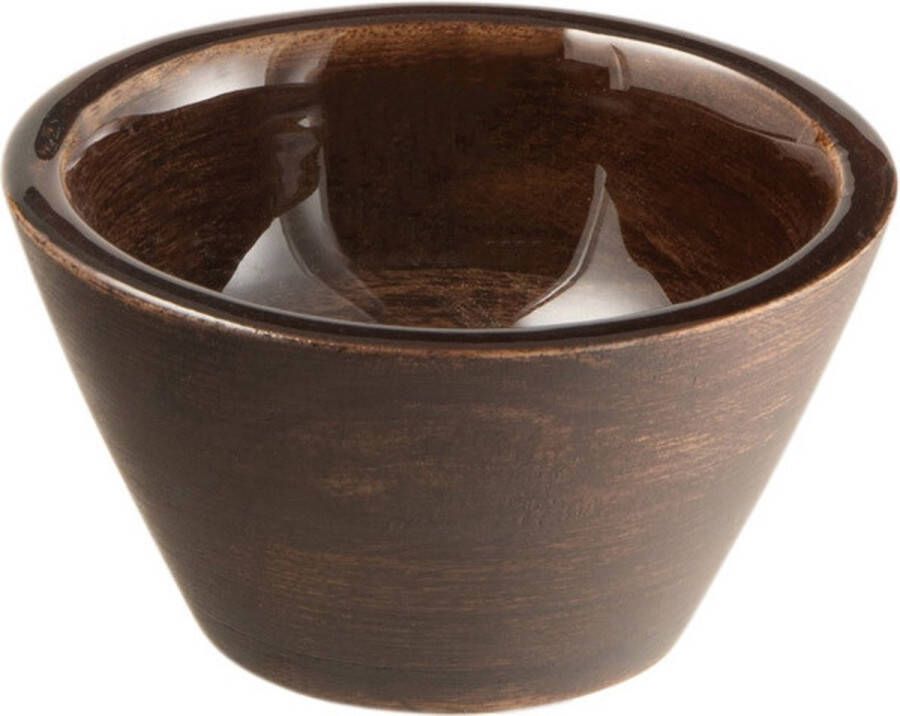 J-Line Kom Mango Hout Bruin Small 2 stuks