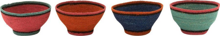 J-Line Mand Kom Zeegras Mix Assortiment Van 4