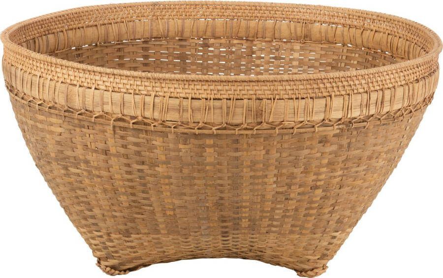 J-Line mand Rond rotan naturel extra large