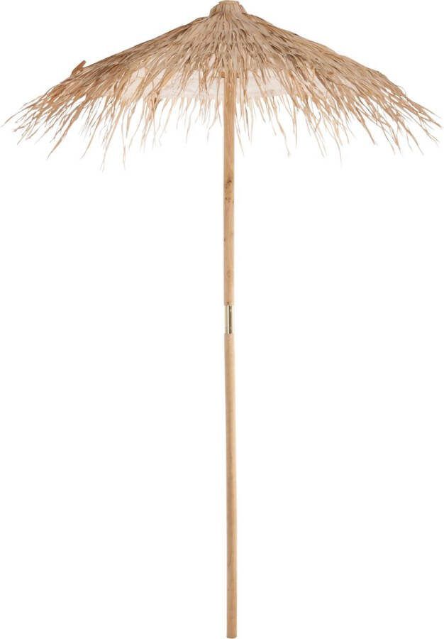 J-Line Parasol | Bamboe | hout | naturel | 150x150x (h)270 cm