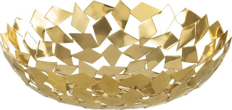J-Line Julot schaal metaal goud small woonaccessoires