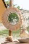 J-Line Spiegel Hangend Rond Riet Raffia Naturel Wandspiegel 61.5 x 61.5 cm - Thumbnail 1