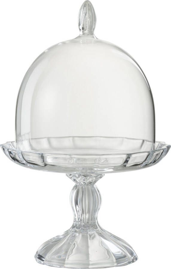 J-Line Stolp | glas | transparant | 16x16x(h)24.5 cm