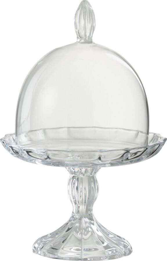 J-Line Stolp | glas | transparant | 13.5x13.5x(h)22.5 cm