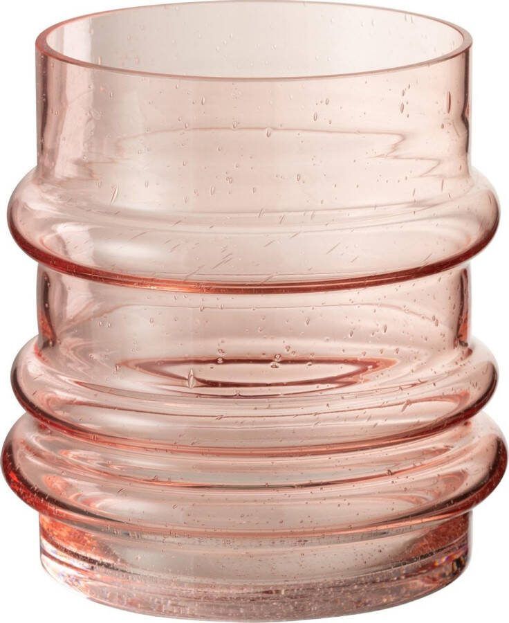 J-Line Vaas Band Glas Zalm Small