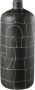 J-Line Vaas Fles Japan Keramiek Zwart Large Bloemenvaas 50.00 cm hoog - Thumbnail 2