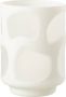 J-Line Vaas Vlekken Glas Wit Bloemenvaas 19.50 cm hoog - Thumbnail 1