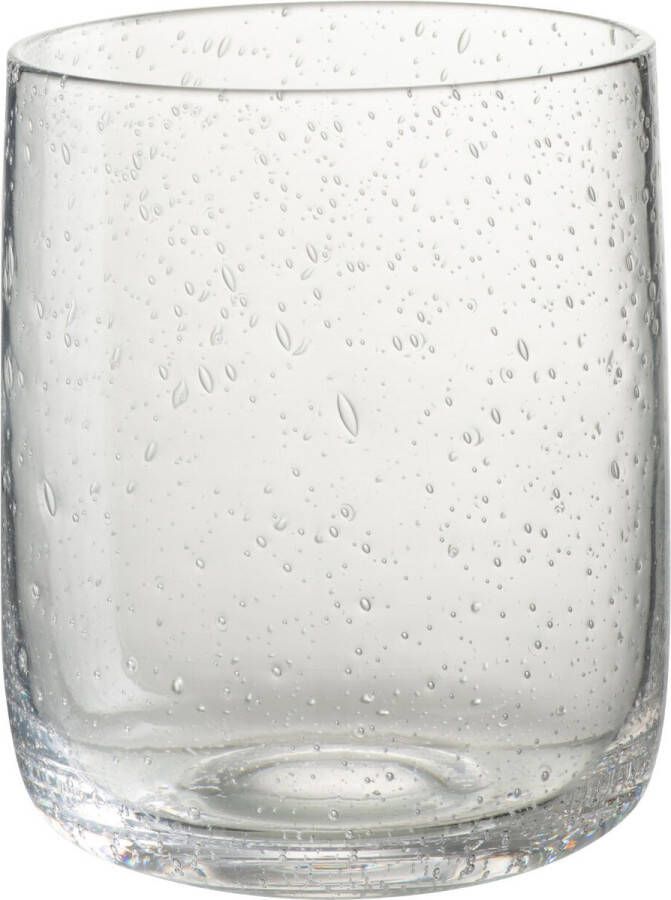 J-Line Yones glas drinkglas transparant 6 stuks woonaccessoires