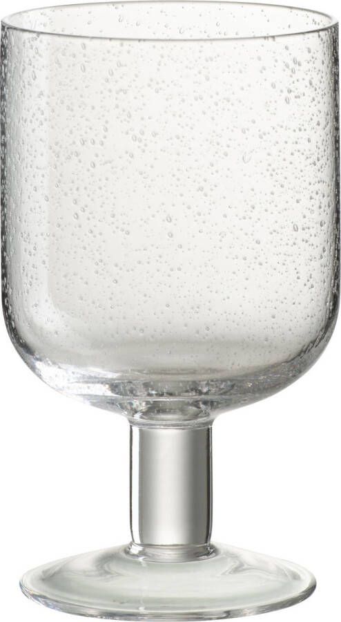 J-Line Tommy wijnglas glas transparant 6 stuks woonaccessoires