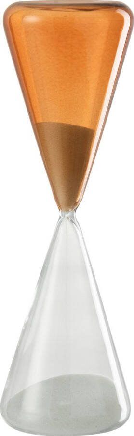 J-Line Zandloper Glas Oker Small
