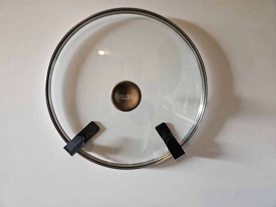 J Products Pannendekselhouder 10 stuks voor 5 potdeksels keuken organizer zelfklevend pan deksel houders