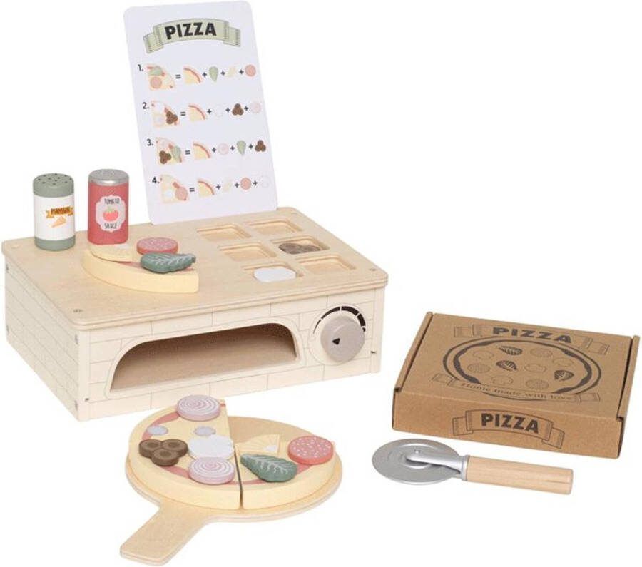 Jabadabado speelgoed Jabadabado Houten speelgoed Pizza oven