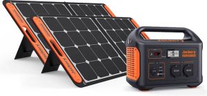 Jackery Explorer 1000 + 2x 100W zonnepanelen Powerstation met SolarSaga zonnepanelen