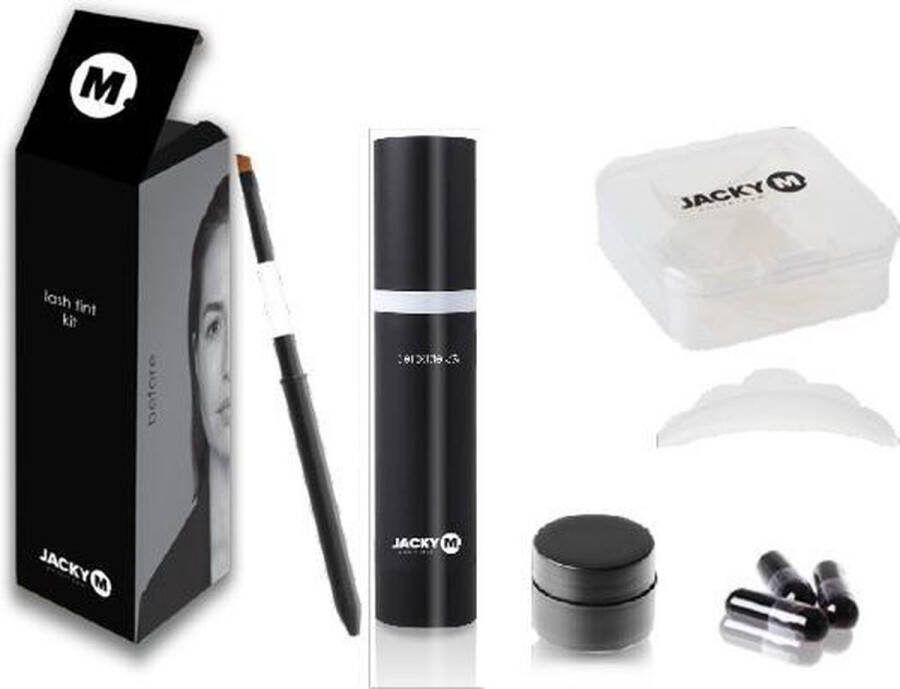 Jacky M Lash Tint Kit Lash Lift Kit Lashes Wimper verf Wimpers One by One Lashes Geschenkset vrouwen Beauty