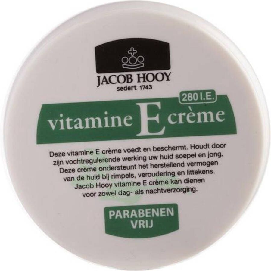 Jacob hooy & co bv Jacob Hooy Vitamine E Bodycrème 140 ml 2 stuks