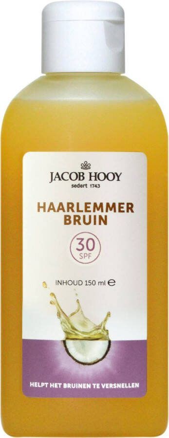 Jacob Hooy Haarlemmerbruin Haarlemmer Bruin Zonnebrand Snelbruiner SPF 30 150 ml