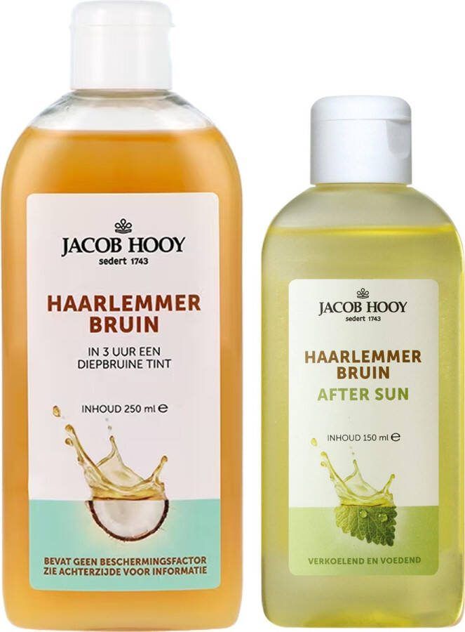 Jacob Hooy Haarlemmerbruin Original 250ml + Haarlemmer After Sun 150ml Haarlemmer Bruin Aftersun