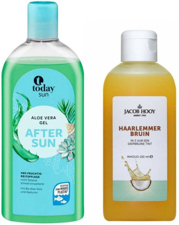 Jacob Hooy Haarlemmerbruin Zonnebrandlotion -spf 0 150 Ml- Aloe Vera After Sun Today Aloehaarlmem
