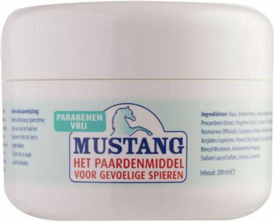 Jacob Hooy Mustang Spiercrème Bodycrème 200 ml