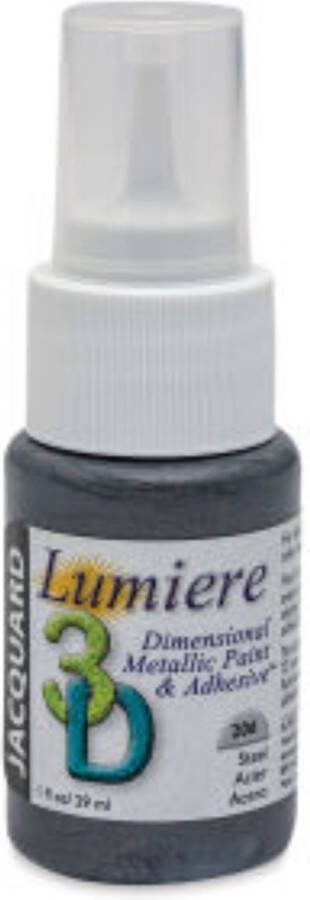 Jacquard Lumiere 3D Verf 29 ml Staal Grijs