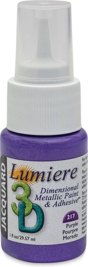 Jacquard Lumiere 3D Verf Blister Paars 29 ml
