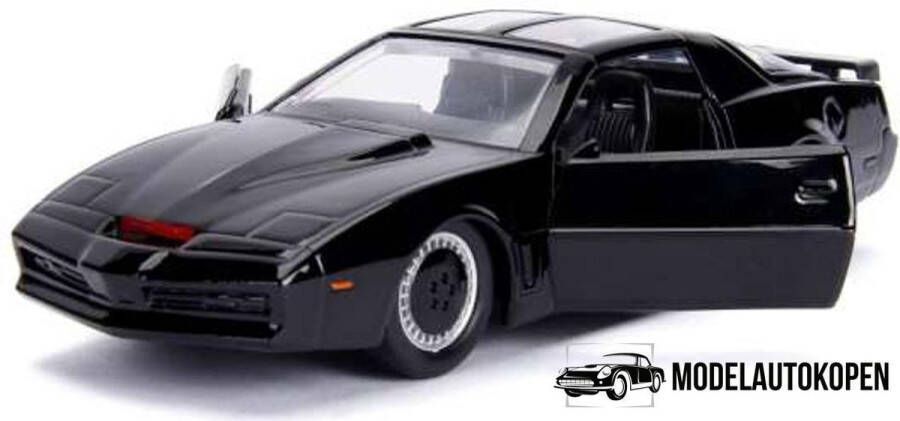 JADA 1982 Pontiac Firebird Knightrider K.I.T.T. (Zwart) 1 32 Modelauto Schaalmodel Model auto Miniatuurautos Miniatuur auto