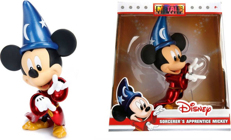 JADA Toys Disney Mickey Mouse Sorcerer's Apprentice Metaal 15 cm + 5 cm Actiefiguur