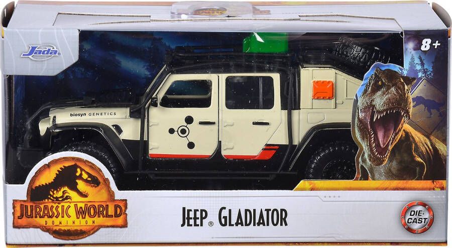 Jada Toys Jurassic World 2020 Jeep Gladiator 1:32 Schaalmodel Metaal Die-cast Speelgoedvoertuig
