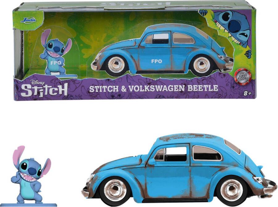 JADA Toys Lilo and Stitch 1959 VW Beetle 1:32 Speelgoedvoertuig