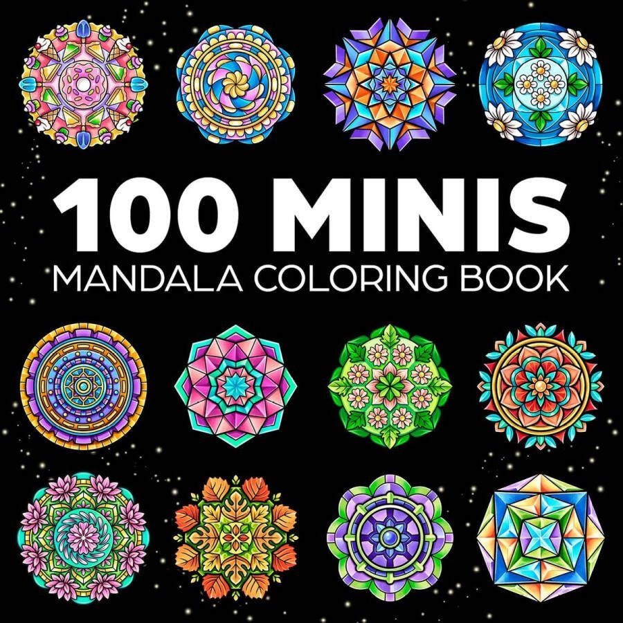 Jade Summer 100 Mini Mandalas Kleurboek voor volwassenen