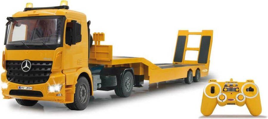 Jamara 1:20 405107 RC Vrachtwagen Mercedes-Benz Arocs met Platte Trailer RC Model Kant en Klaar