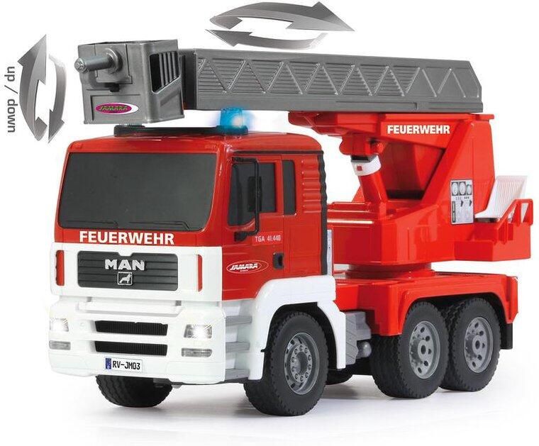 Jamara RC Brandweerauto met Uitschuifbare Ladder MAN 1:20