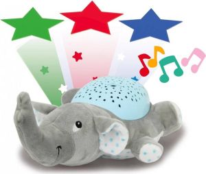 Jamara Nachtlamp Dreamy Elephant Led 32 Cm Grijs blauw