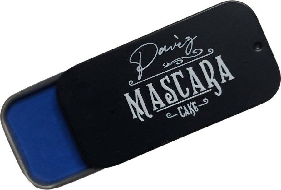 Jan Benham Cosmetics Cake Mascara Blue 100% Natural and Holistic Great for sensitive eyes