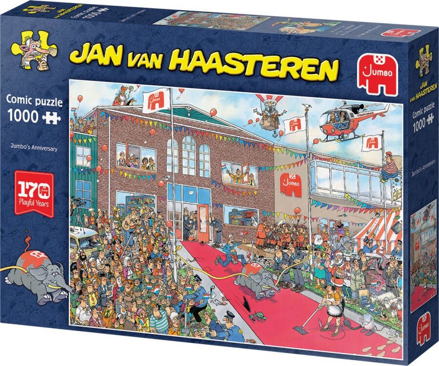 Jan van Haasteren 170 Jaar Jumbo Jubileum Puzzel 1000 stukjes