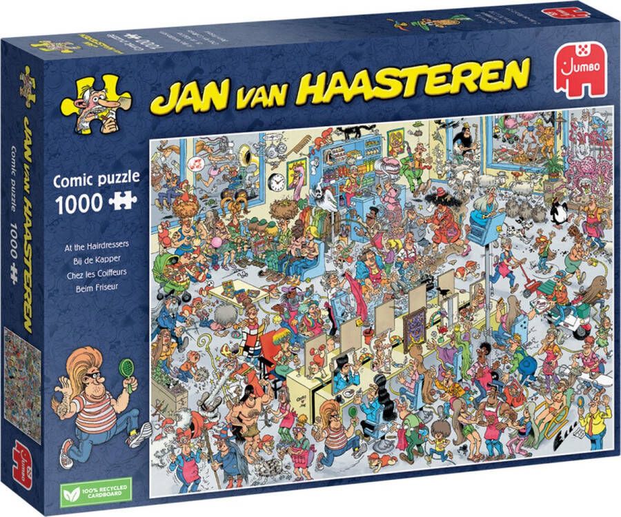 Jan van Haasteren Bij de kapper 1000 stukjes Legpuzzel