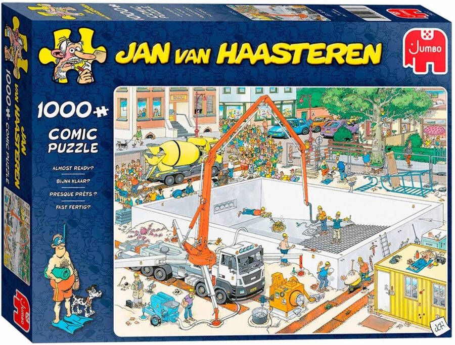 Jumbo puzzel Jan van Haasteren Bijna klaar?- 1000 stukjes