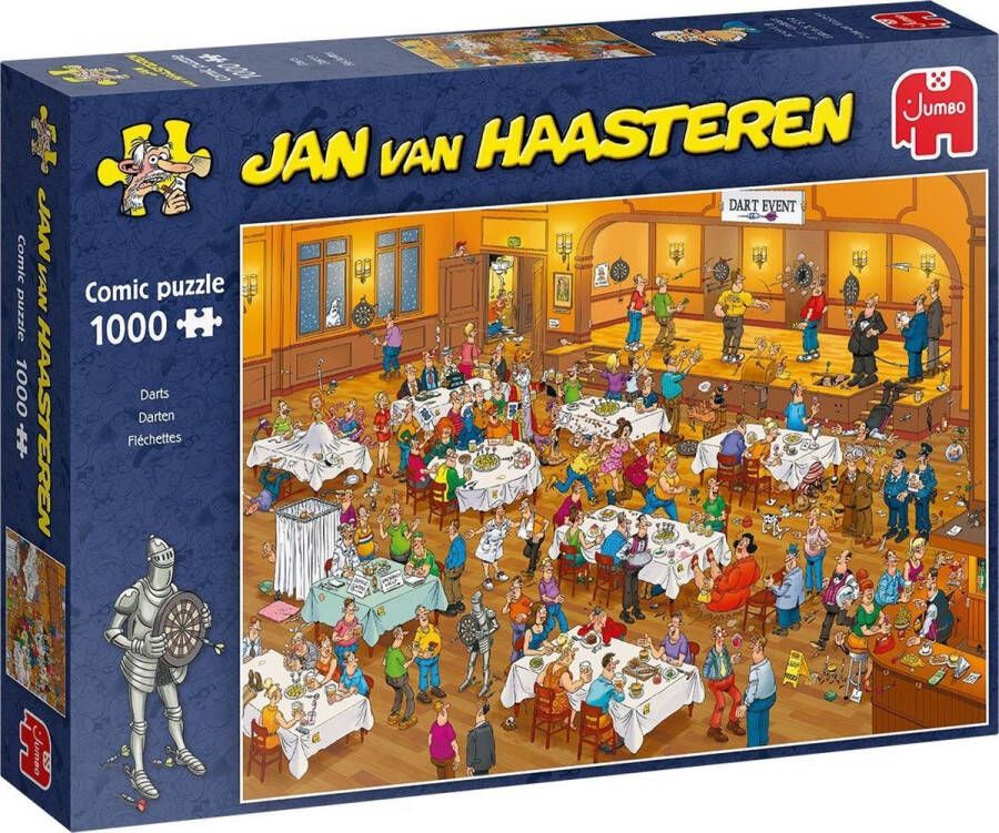 Jumbo Jan van Haasteren puzzel darten- 1000 stukjes