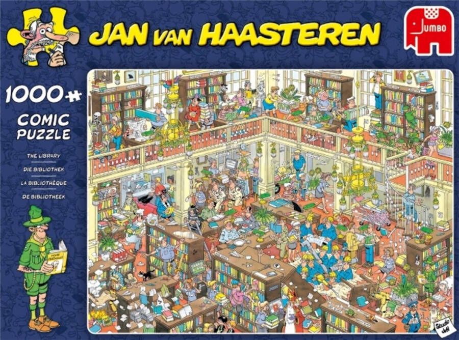 Jan van Haasteren Jumbo puzzel 1000 stukjes de bibliotheek