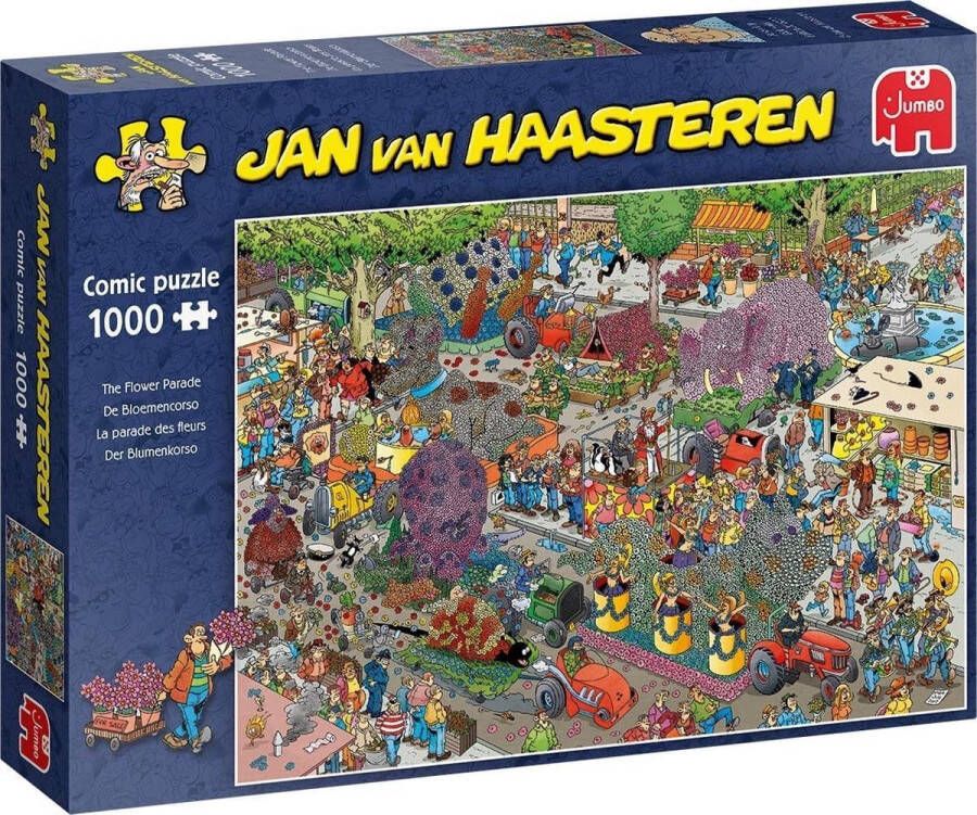 Jan van Haasteren Jumbo Puzzel 1000 stukjes De Bloemencorso