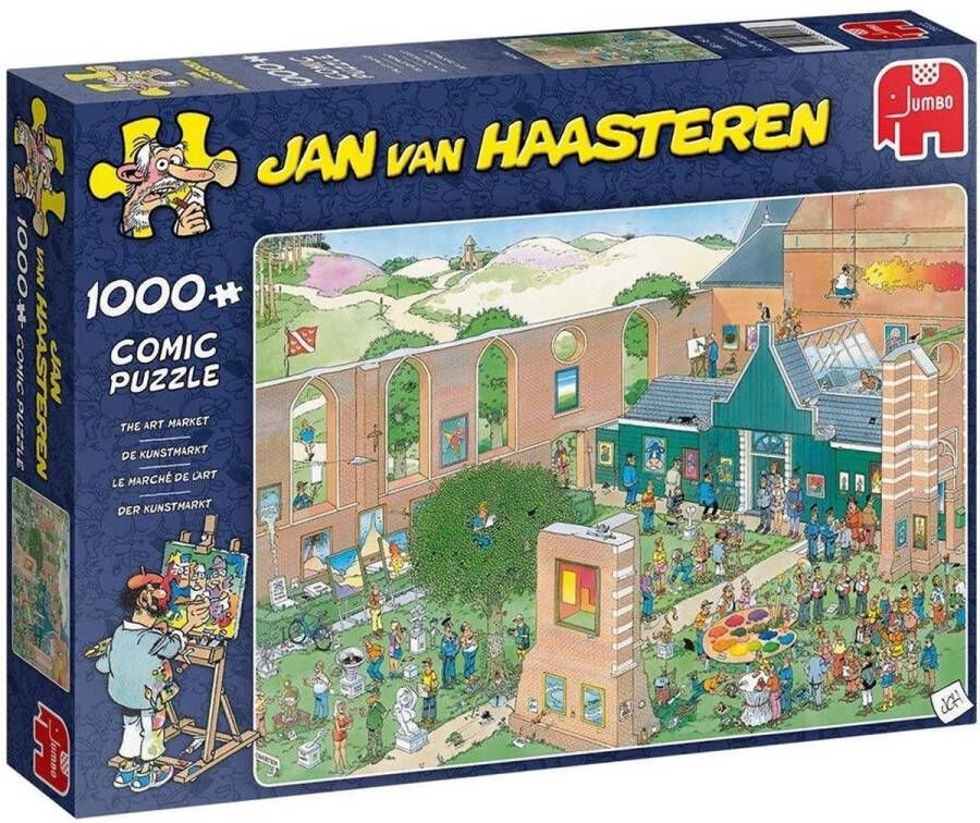 Jumbo legpuzzel Jan van Haasteren The Art Market 1000 stukjes
